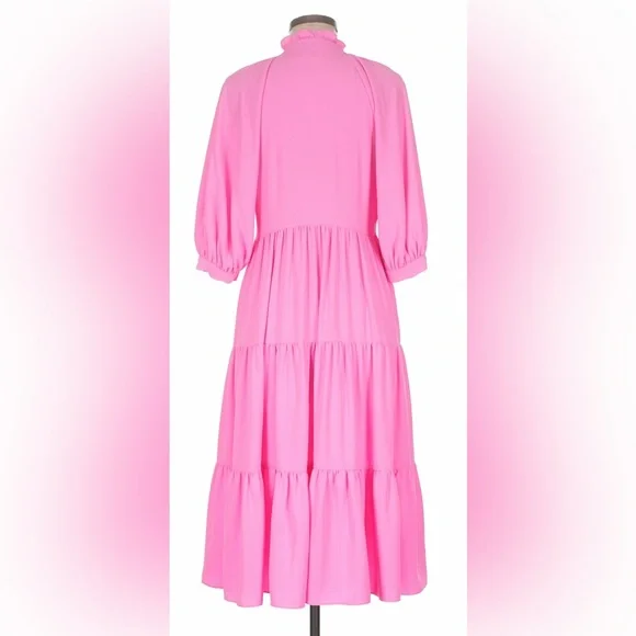 Amanda uprichard saffron midi Dress pink size XS - Picture 2 of 2